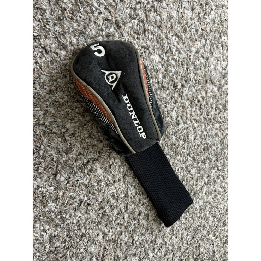 Dunlop Golf 5 Wood Headcover Golf Club Cover Black